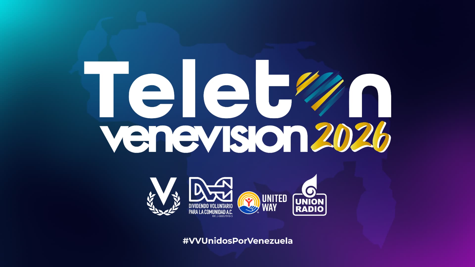 Teletón Venevision 2026 — 17 de octubre, junto a Venevision, DVC y United Way